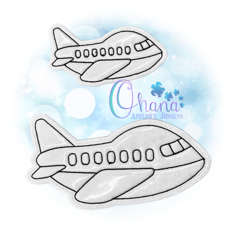 Airplane Flat Coloring Doll