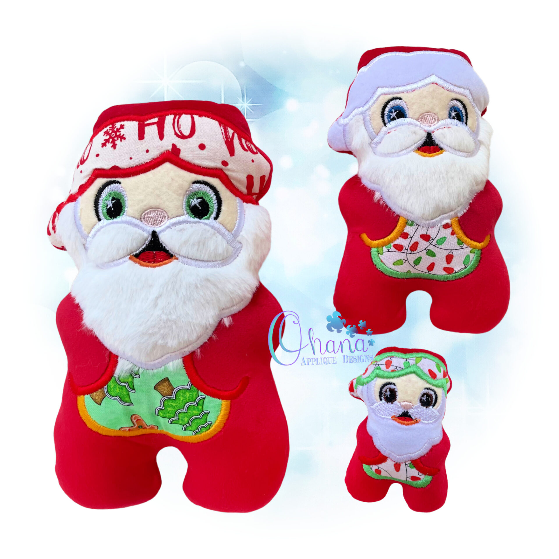 OAD Chubby Santa Claus Stuffie 2000 copy 2