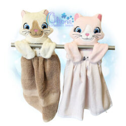 Kitty Hand Towel Holder