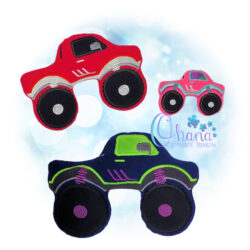 Monster Truck Stuffie Embroidery