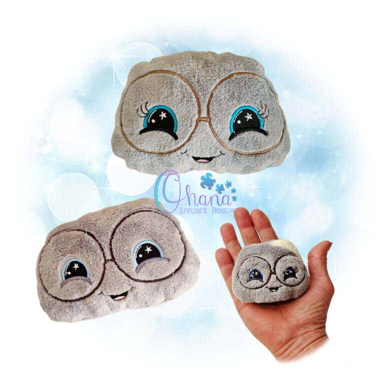 Pet Rock Stuffie Embroidery Design