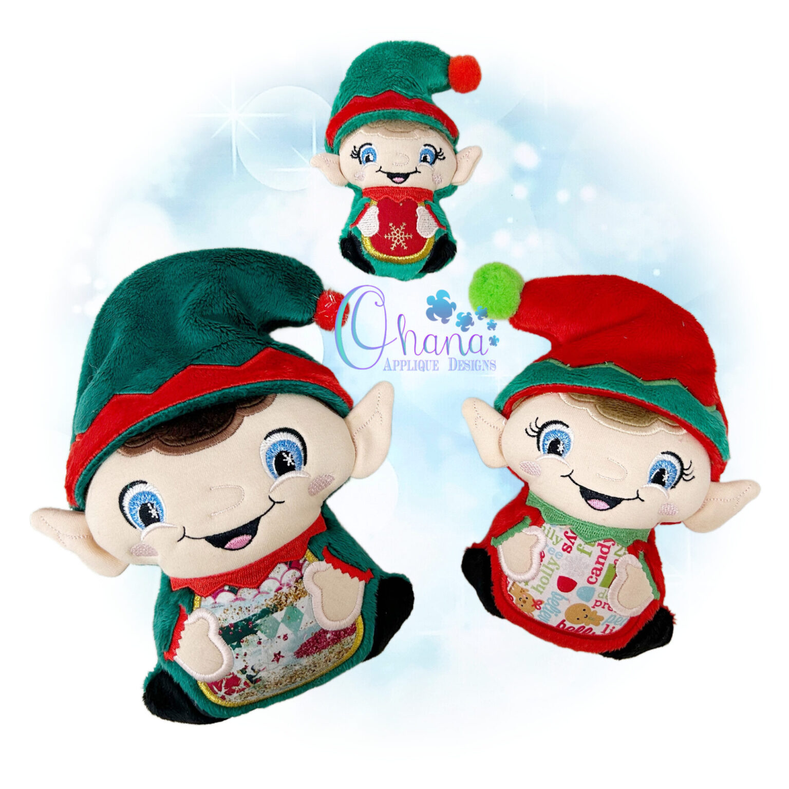 OAD Pocket Elf Stuffie 2000 copy 3 Pocket Elf Stuffie Embroidery
