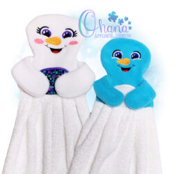 Snowman Hand Towel Holder