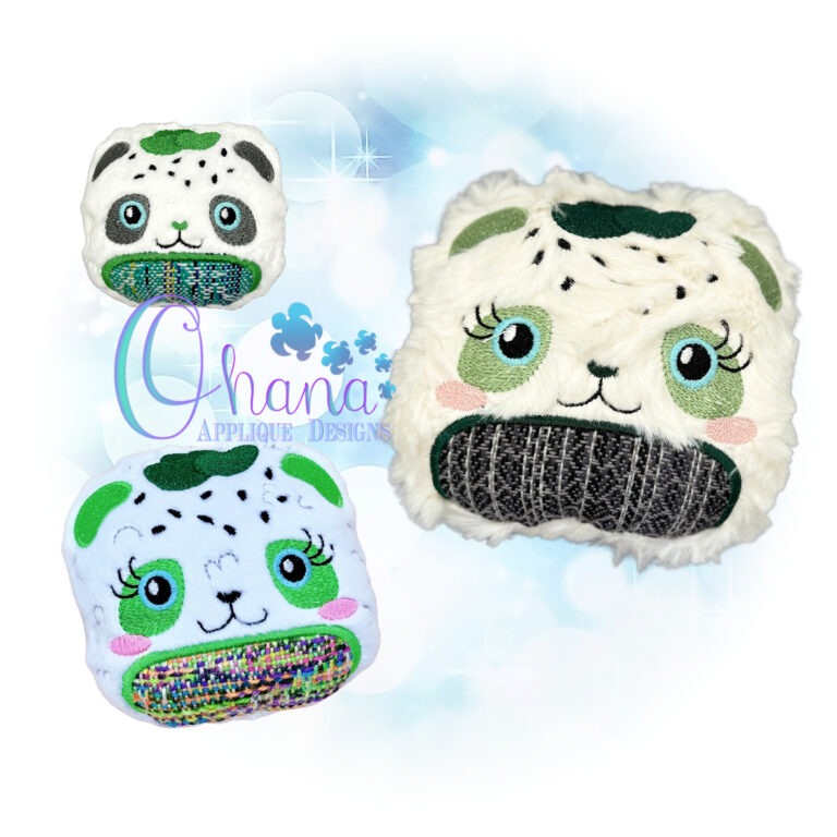 Sushi Panda Stuffie Embroidery