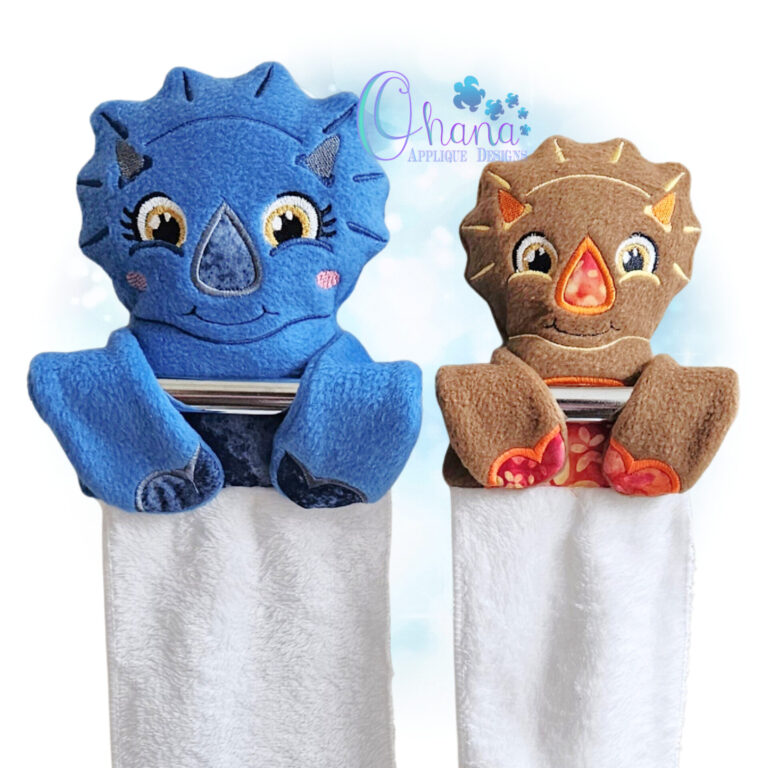 Triceratops Hand Towel Holder
