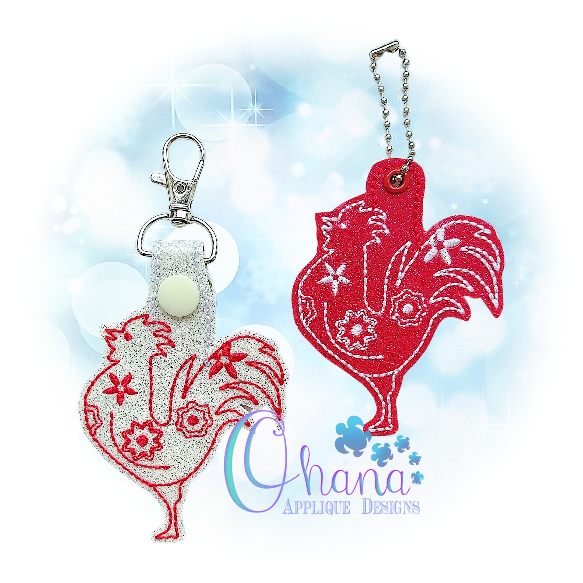 Year of the Rooster Key Chain