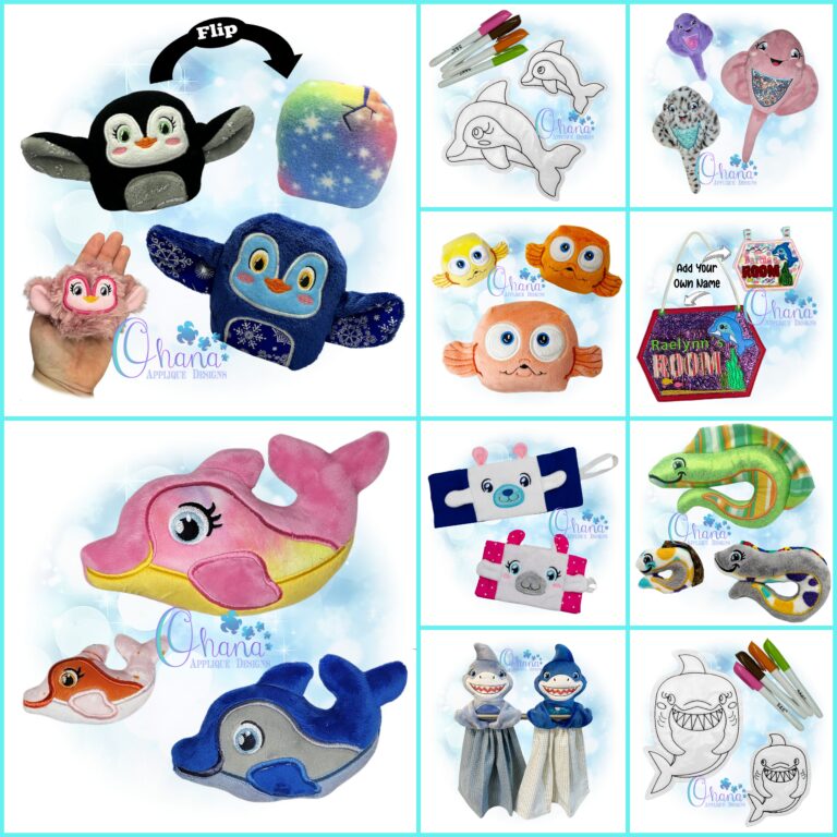 Ocean Week Bundle Embroidery