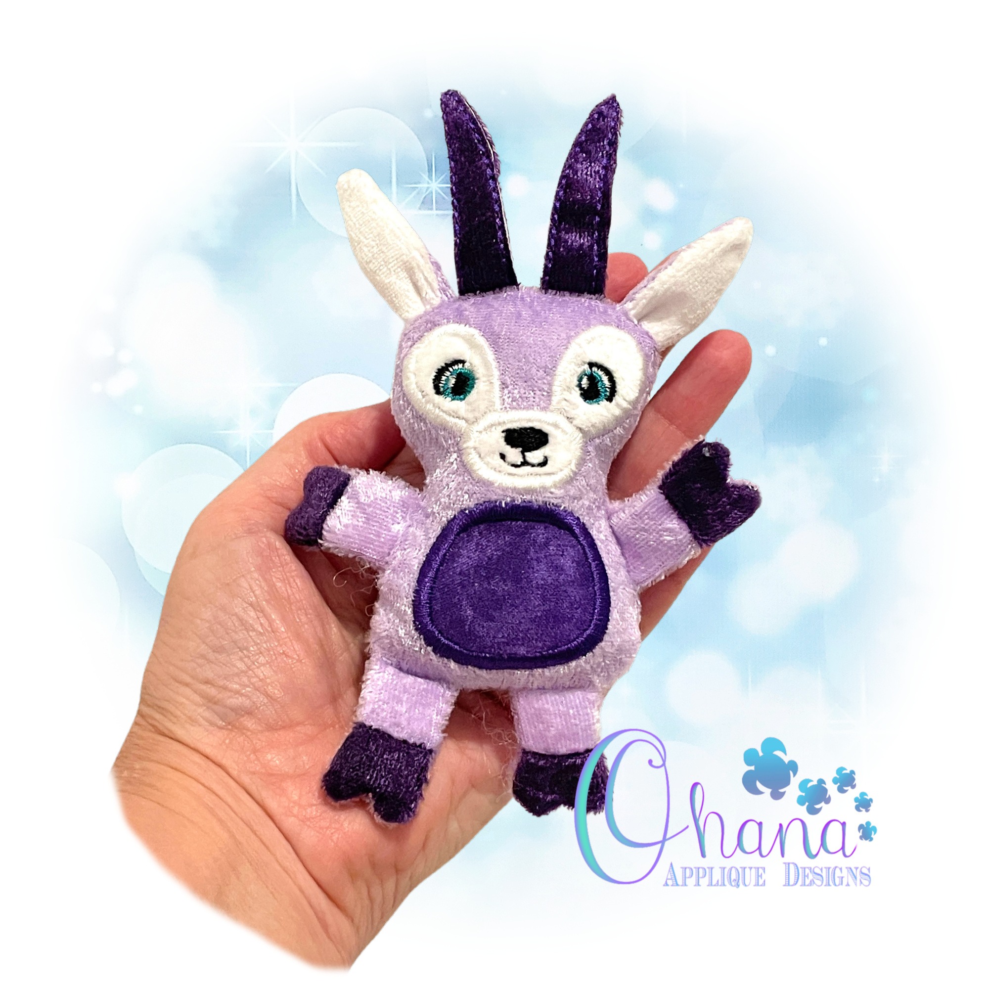 Antelope Stuffie Embroidery Design