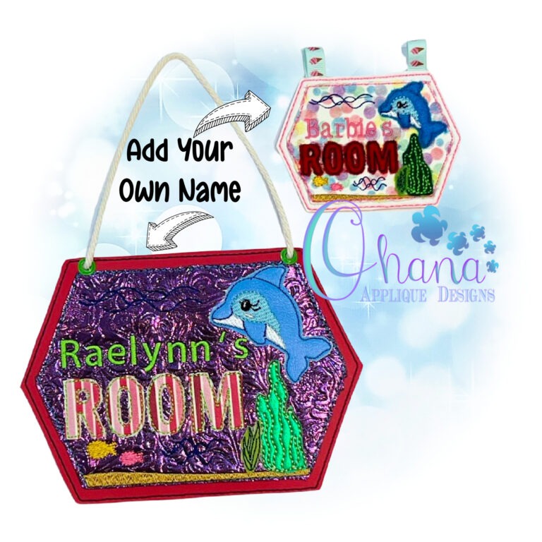 Dolphin Room Door Hanger