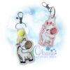 OAD Giraffe KC 2000 Giraffe Key Chain Embroidery