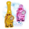 OAD Giraffe KC 2000 copy Giraffe Key Chain Embroidery