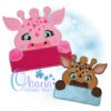 OAD Giraffe LT 2000 copy Giraffe Luggage Tag Embroidery