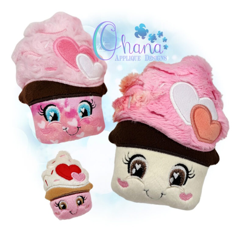 Valentine Cupcake Stuffie