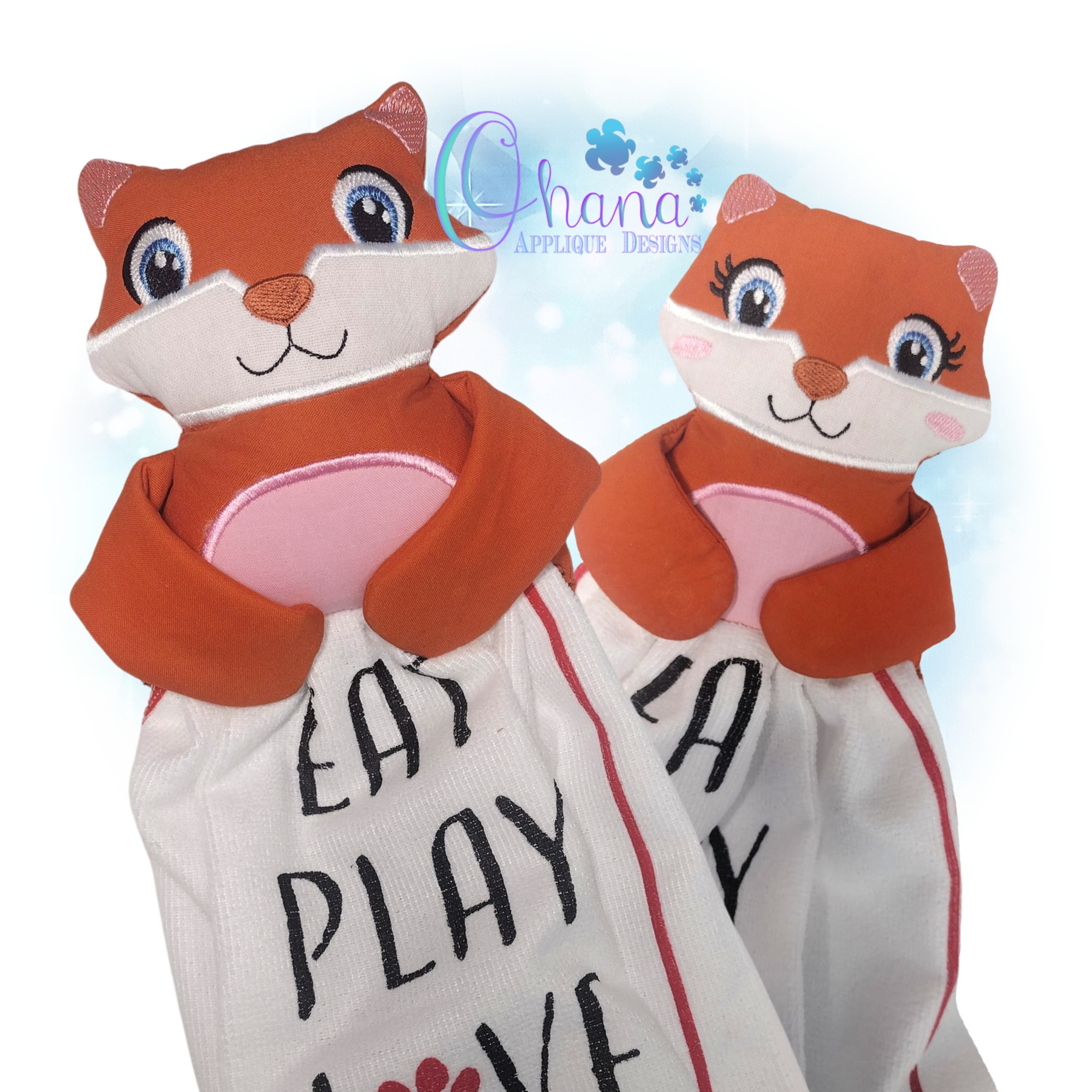 Fox Hand Towel Holder