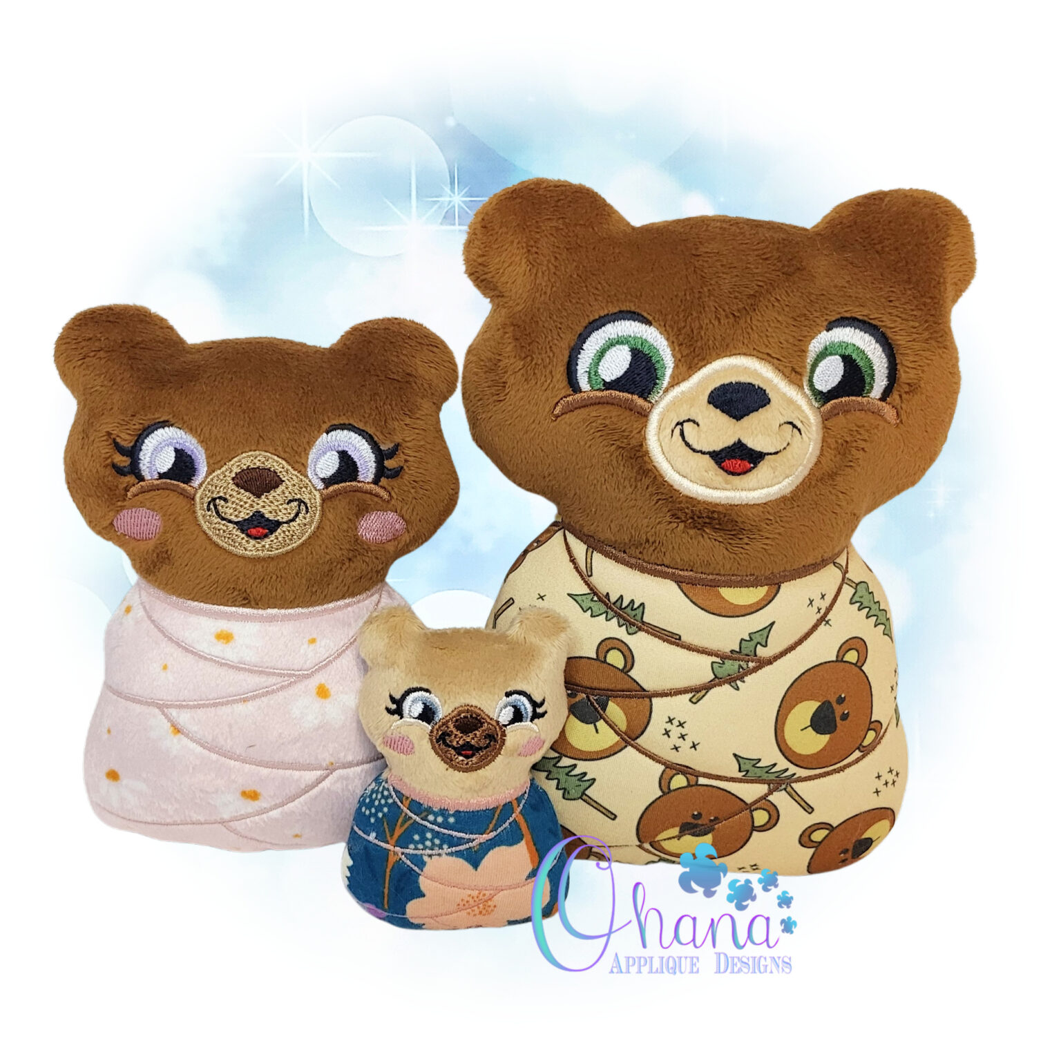 OAD 2402 Swaddle Bear Stuffie 2000 copy Swaddle Baby Bear Stuffie
