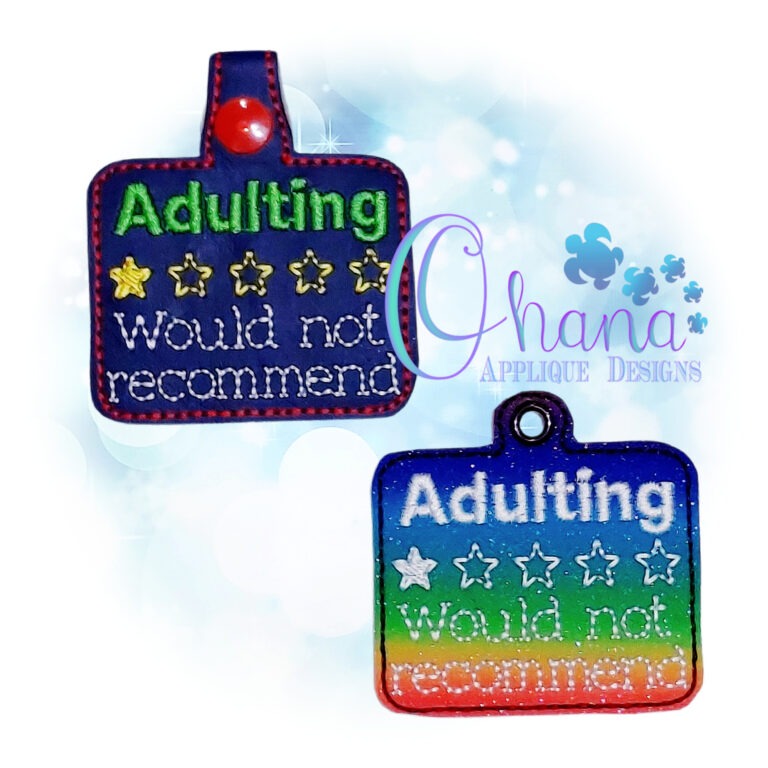 Adulting Key Chain