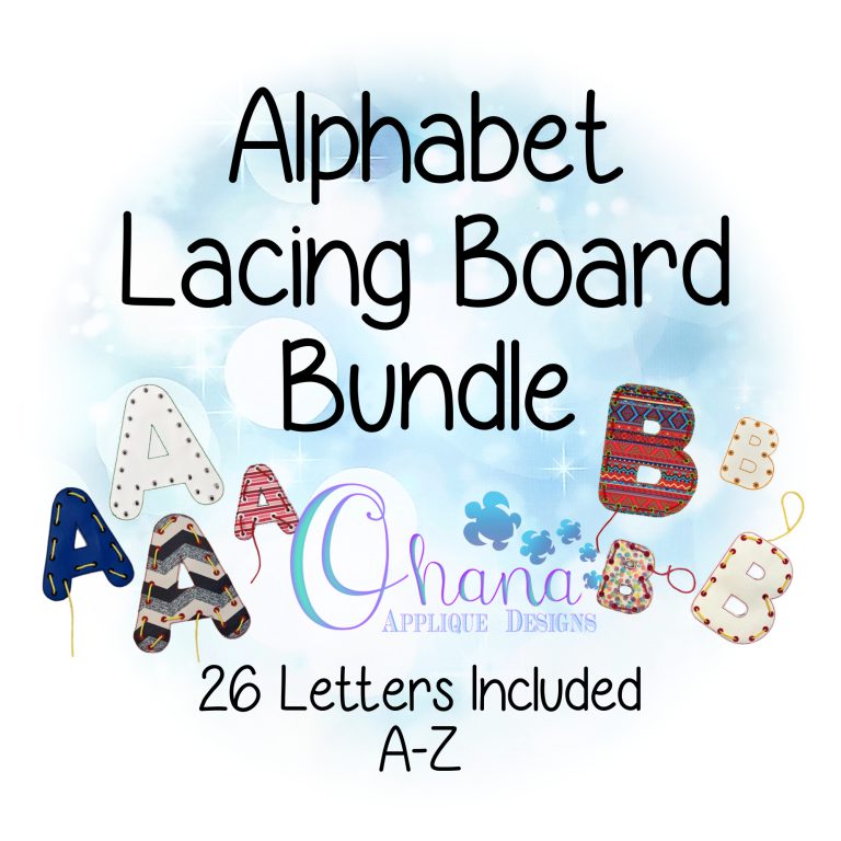 Alphabet Lacing Board Bundle