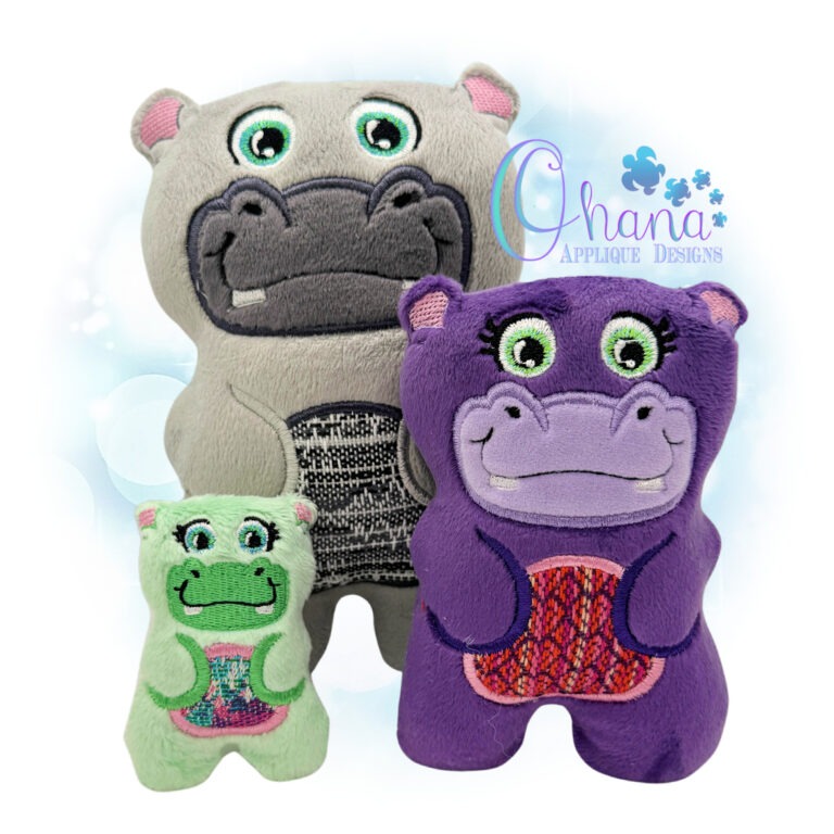 Chubby Hippo Stuffie