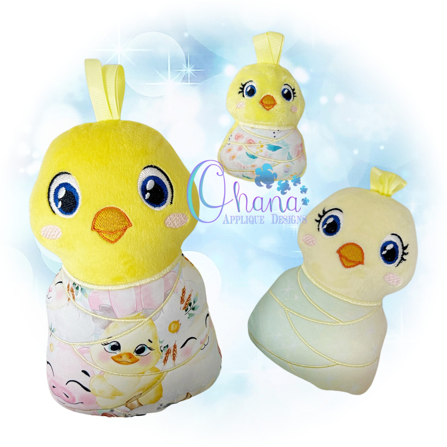 OAD 2403 Swaddle Baby Chick 2000 copy Swaddle Baby Chick Stuffie