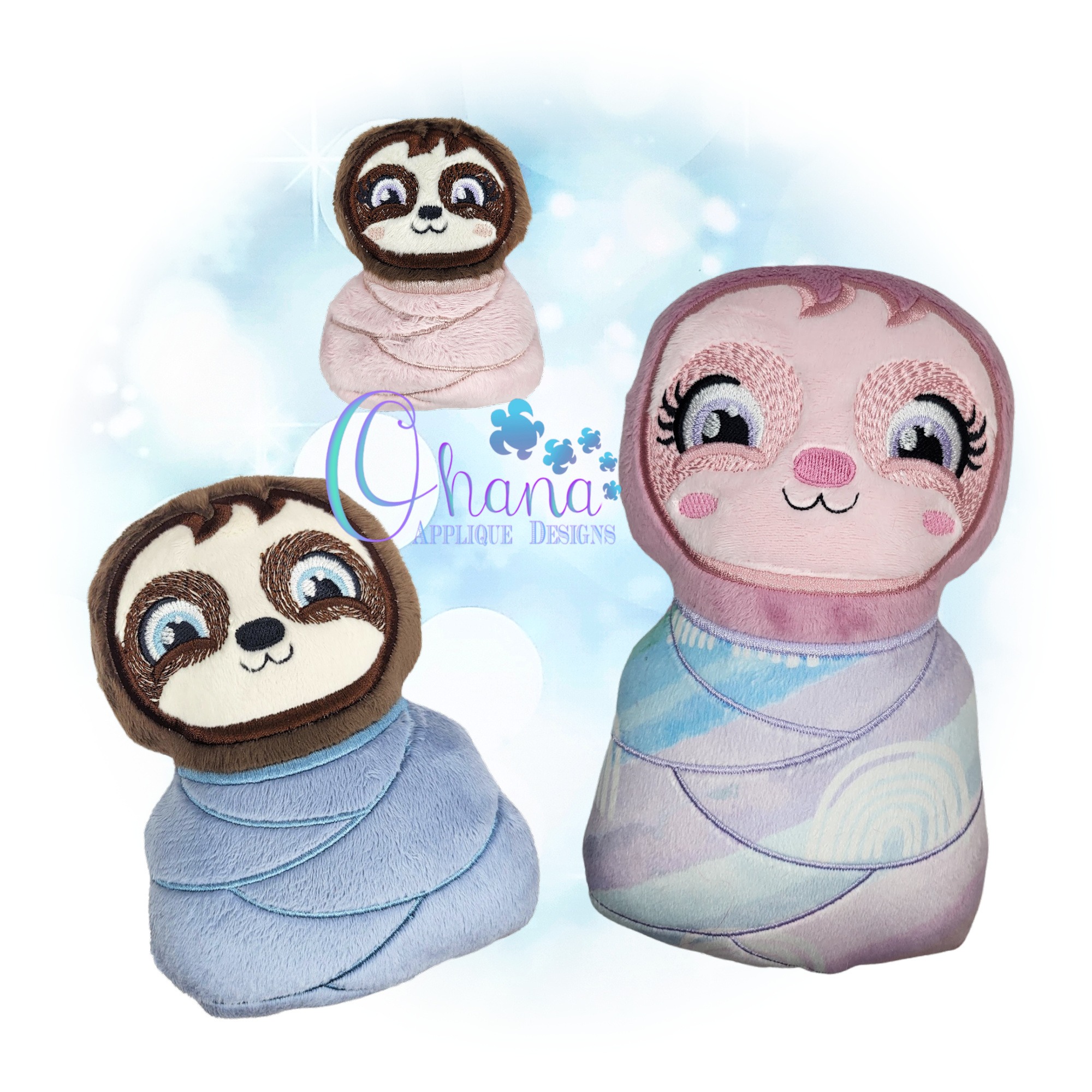 Swaddle Baby Sloth Stuffie