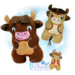Chubby Highland Cow Stuffie