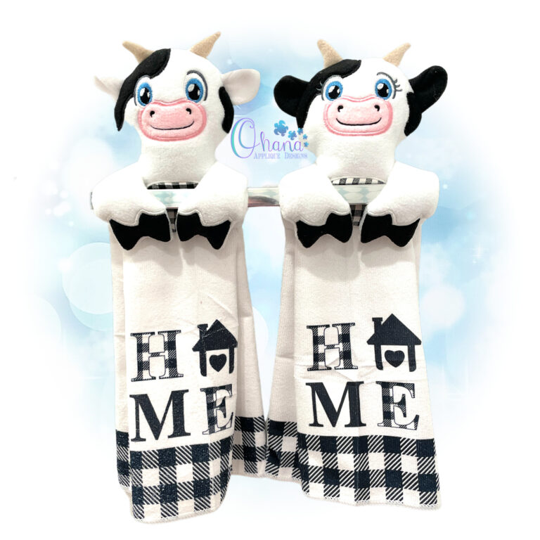 Cow Hand Towel Holder