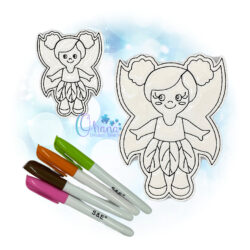 Fairy Flat Coloring Doll