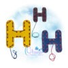 OAD 2404 Letter H LB 2000 Letter H Lacing Board