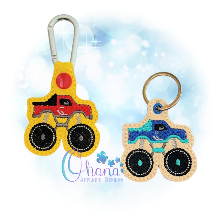 Monster Truck Key Chain