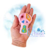 OAD 2405 Peace Rattle 2000 Peace Symbol Rattle