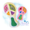 OAD 2405 Peace Rattle 2000 copy Peace Symbol Rattle