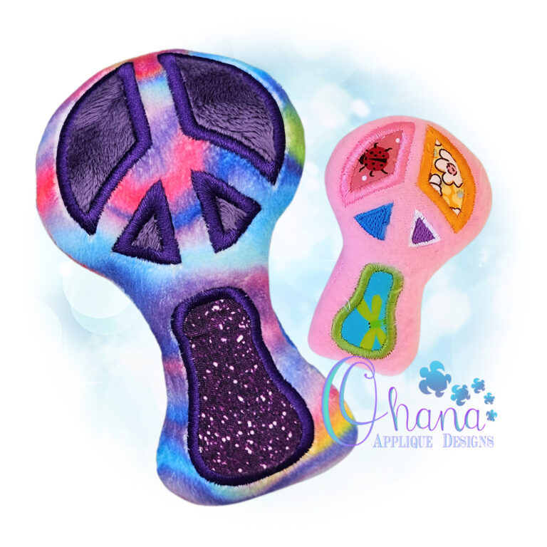 Peace Symbol Rattle