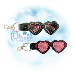 Rainbow Heart Glasses Key