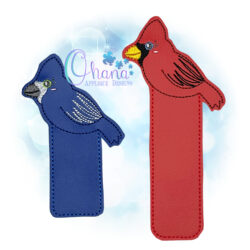 Cardinal Bookmark Embroidery Design