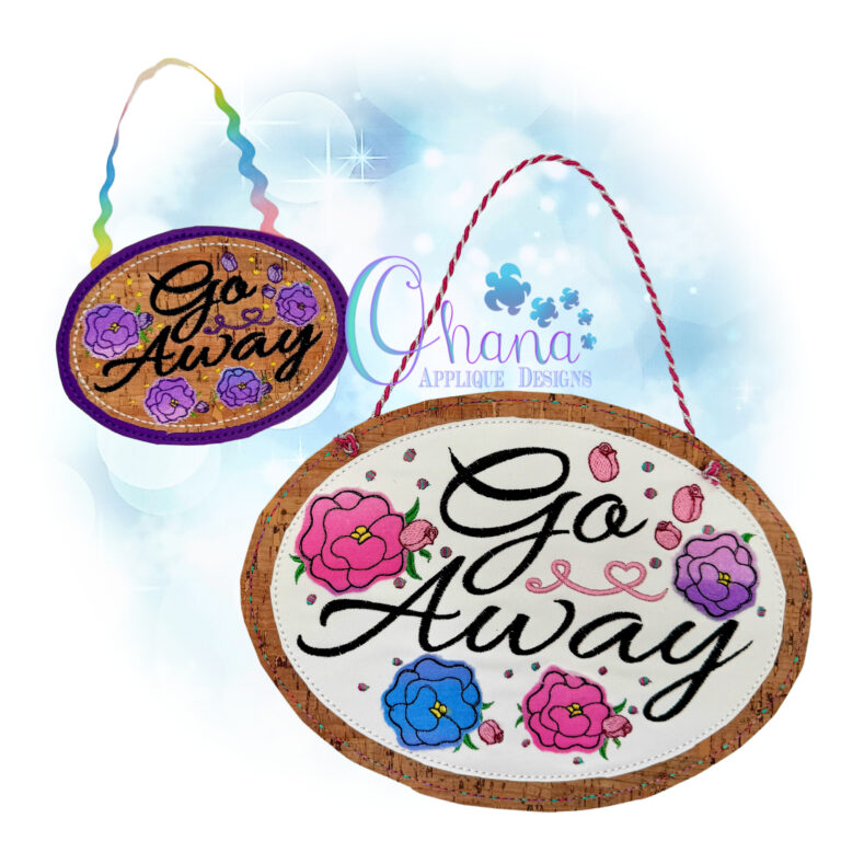 Go Away Door Hanger