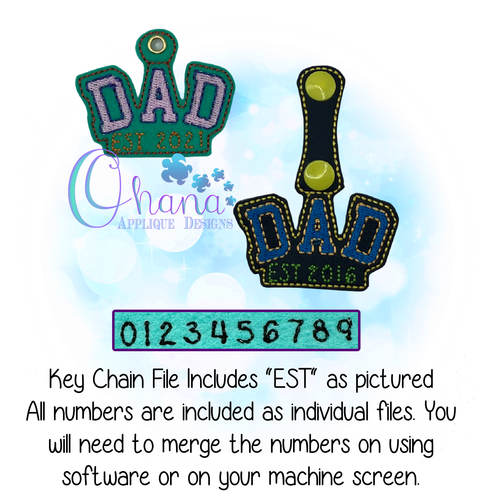 DAD Key Chain
