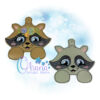 OAD 2406 Floral Raccoon Single CCH 2000 copy Raccoon Single Candy Cane