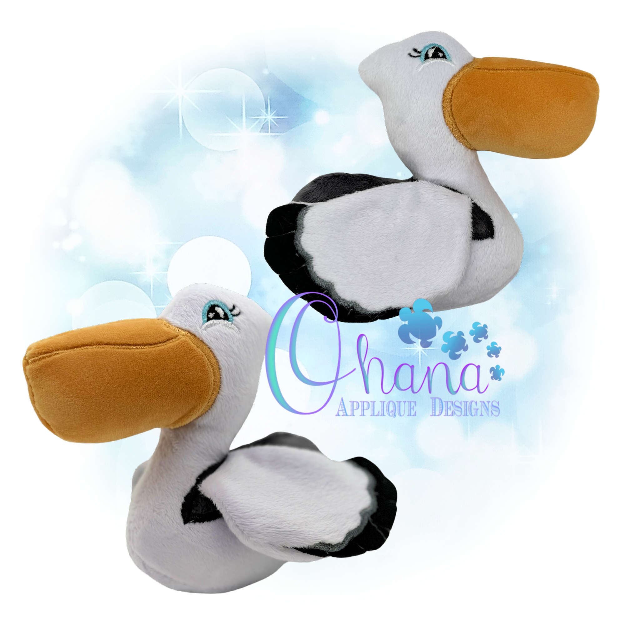 3D Pelican Stuffie