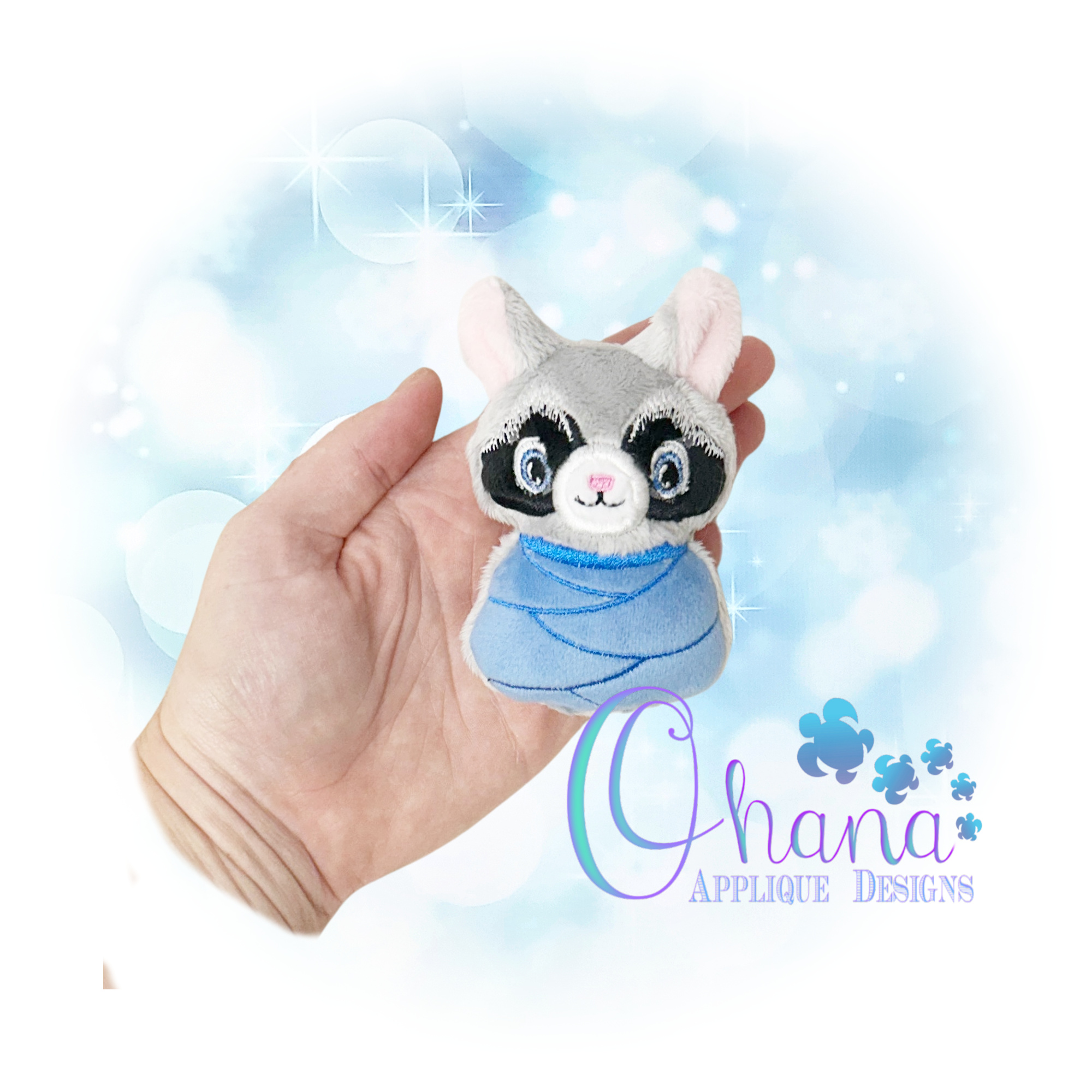 Swaddle Baby Raccoon Stuffie