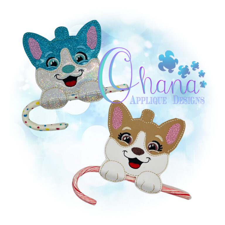 Corgi Single Candy Cane