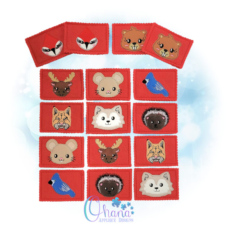 Woodland Matching Card Game
