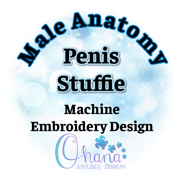 Penis Stuffie Embroidery Design