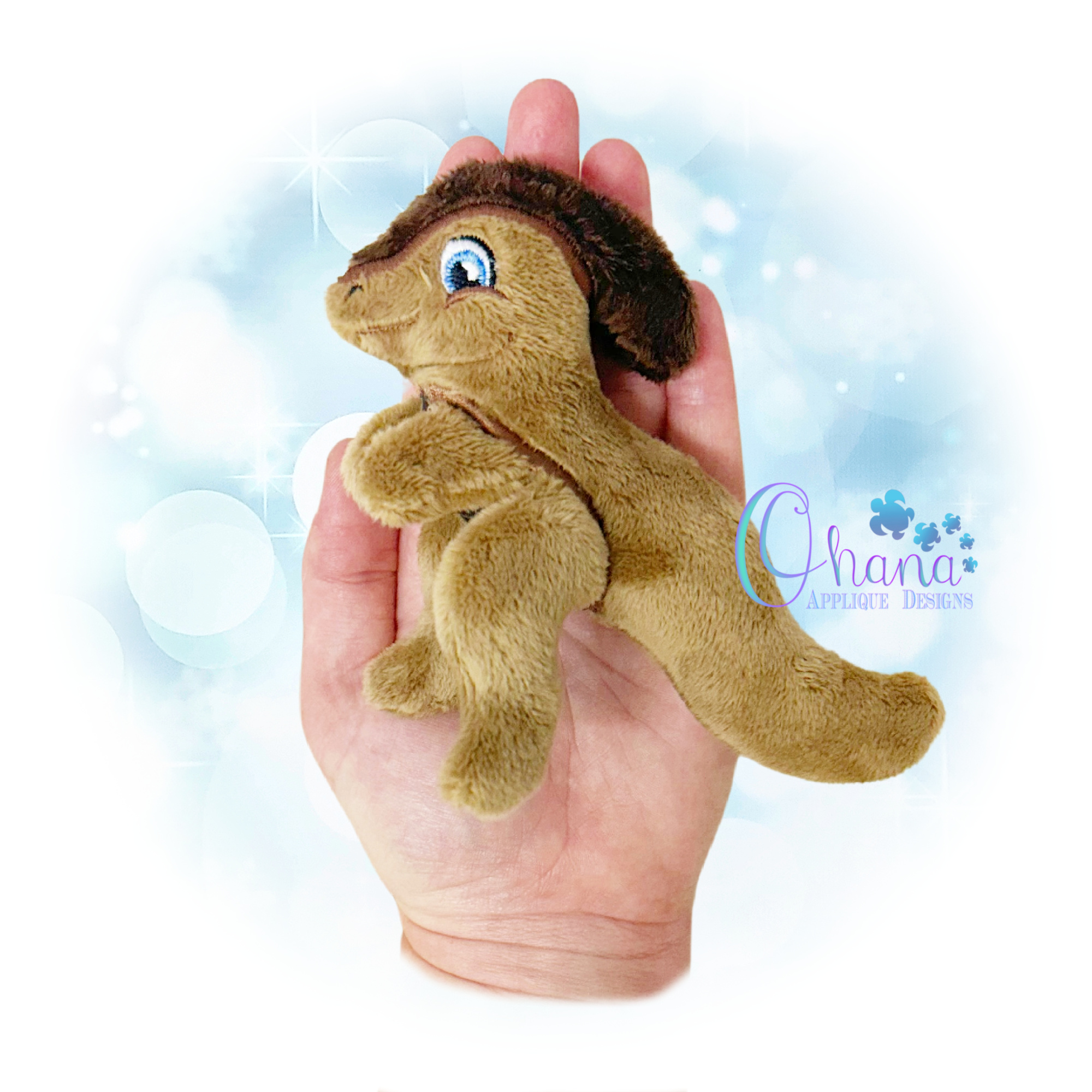 3D Parasaurolophus Stuffie