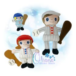 Baseball Player Stuffie