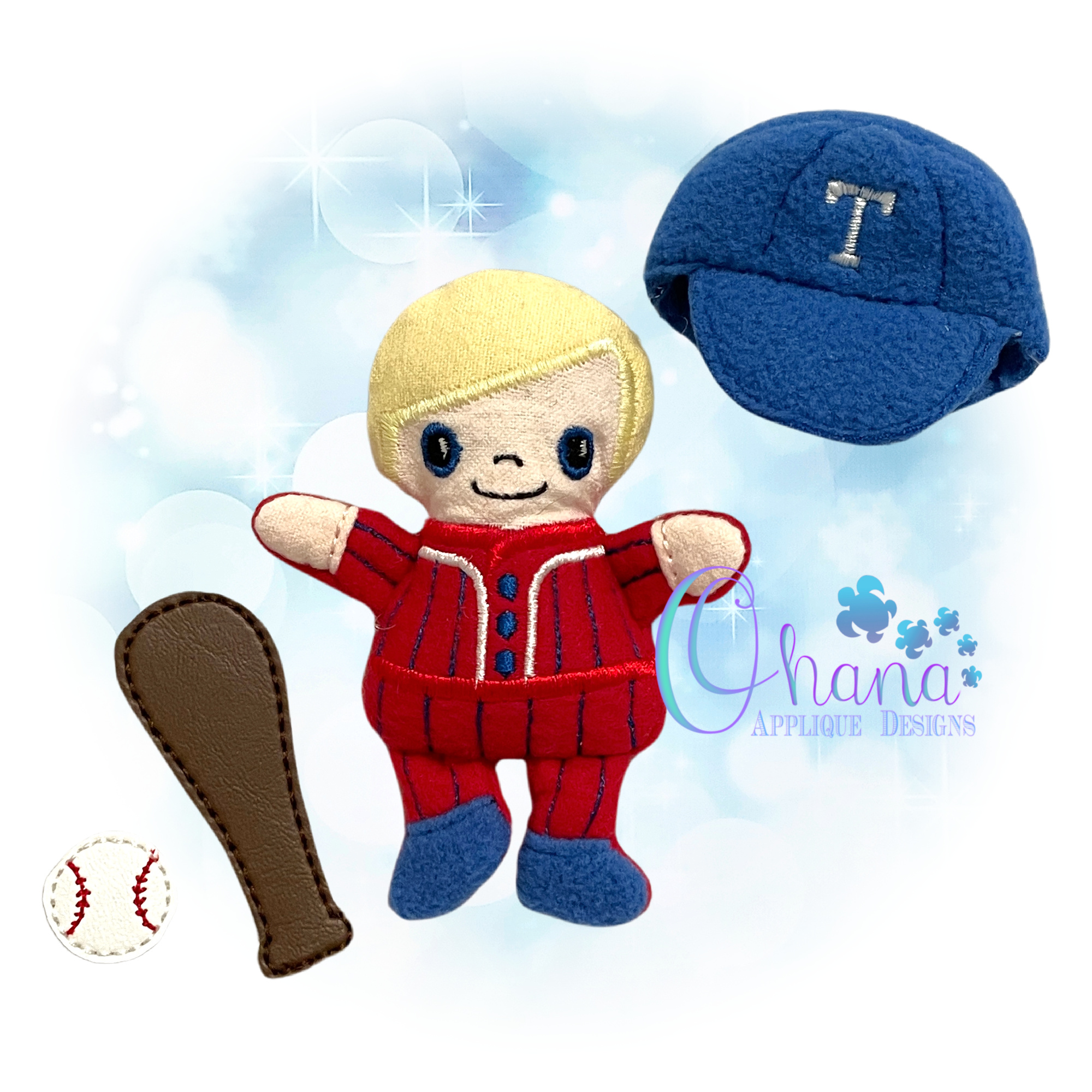 Baseball Player Stuffie