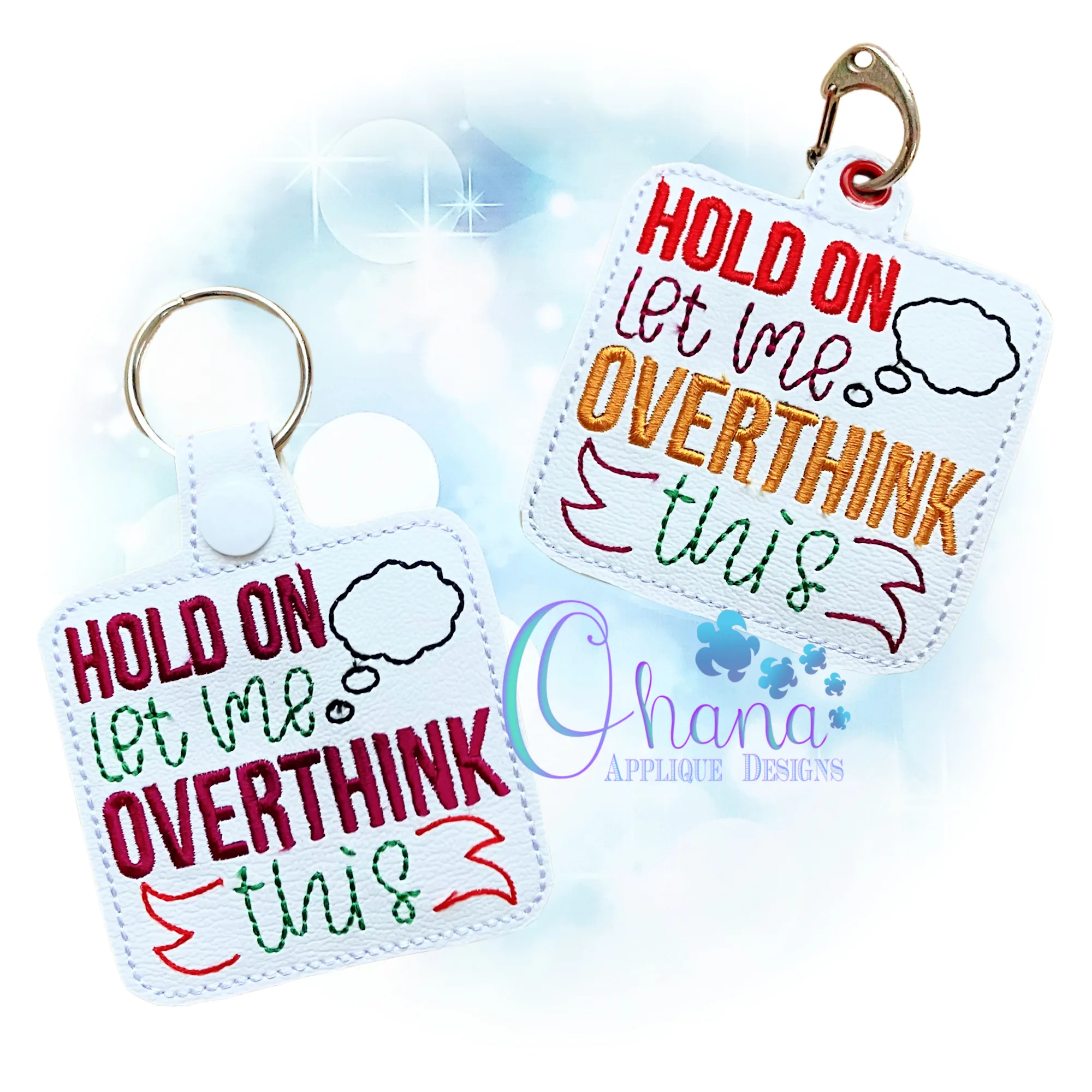 OAD 2408 Let Me Overthink This 2000 copy Overthink This Key Chain