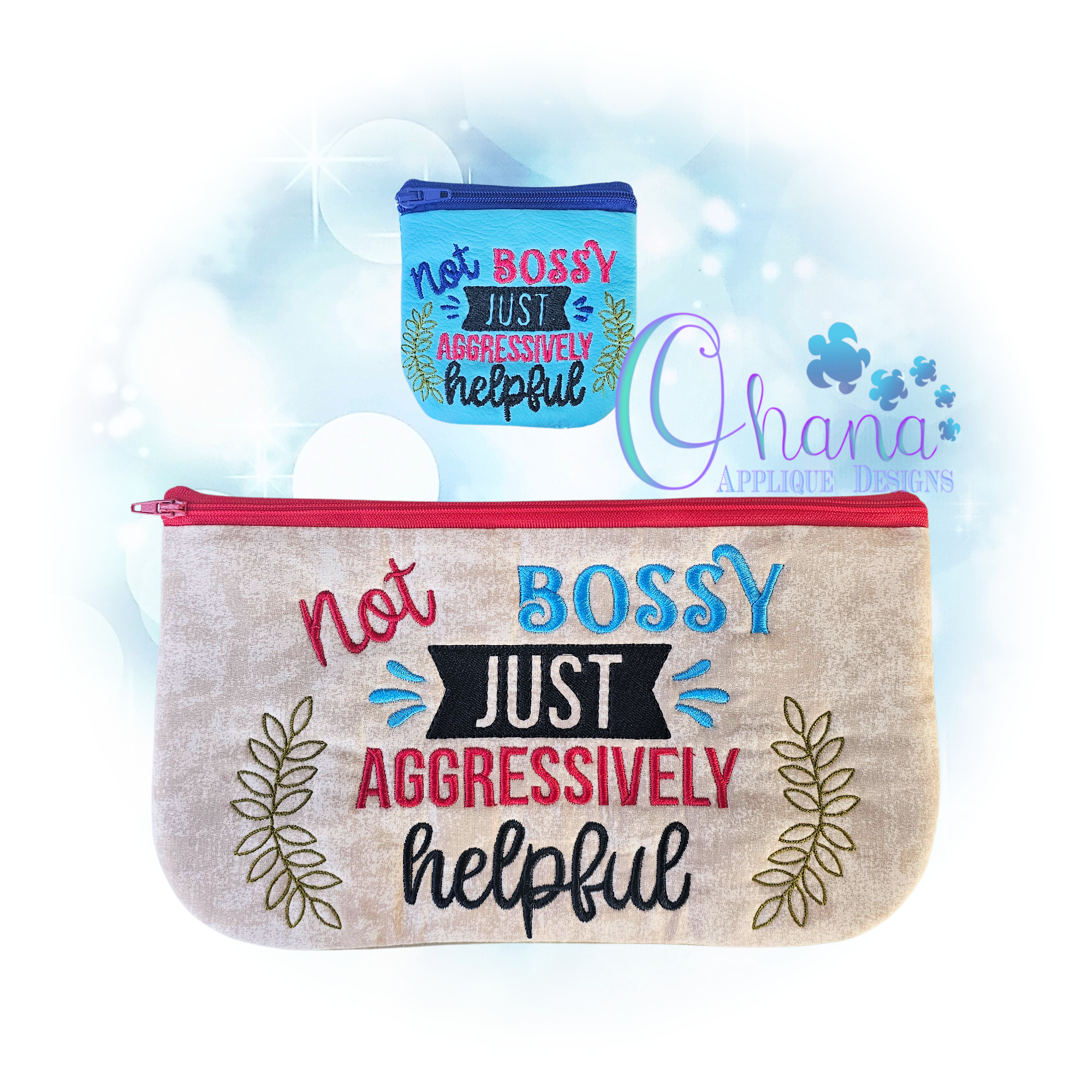 Not Bossy Zipper Bag