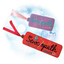 Sewciopath Bookmark Embroidery