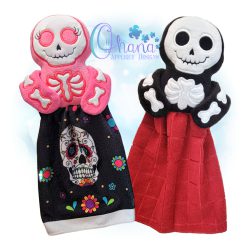 Skeleton Hand Towel Holder