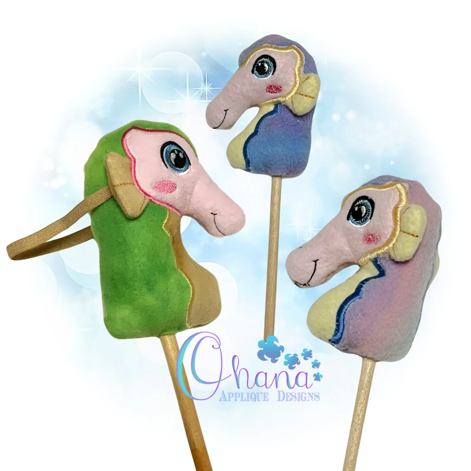 OAD 2409 Hobby Horse Seahorse 2000 Hobby Seahorse Head Stuffie